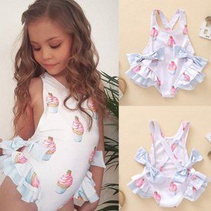 Toddler Swimsuit,  One Piece Toddler Girl Swimsuit, Bathing Suit
